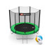 Купить Батут  Hop-Sport 8FT 244 см green с внешней сеткой  в Киеве - фото №1